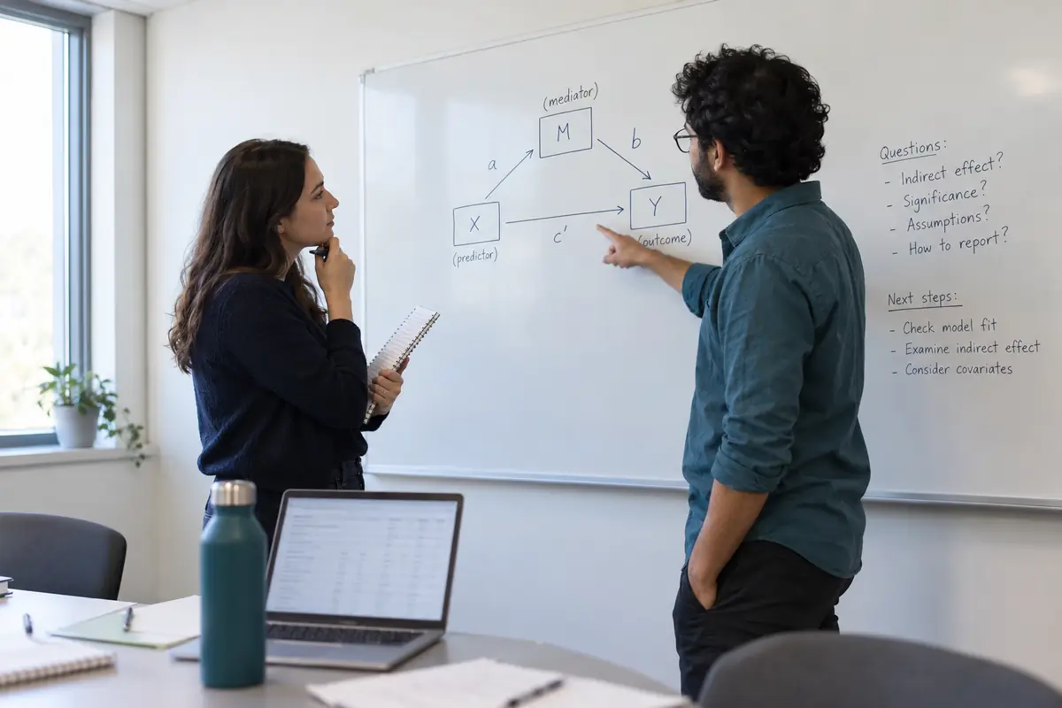 Mediation analysis help: SPSS pathways and interpretation